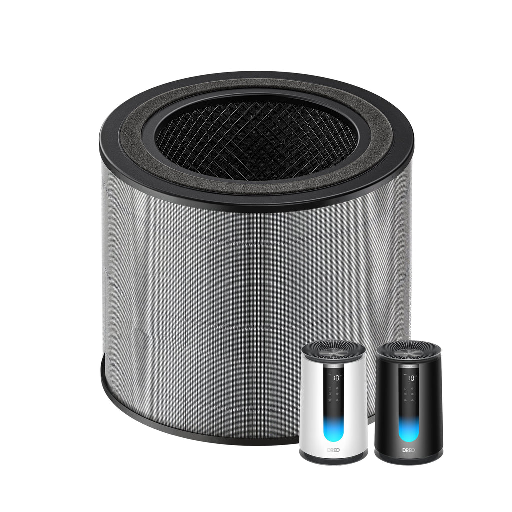 Air Purifier 3-in-1 HEPA Filter For 338/338S Black/White