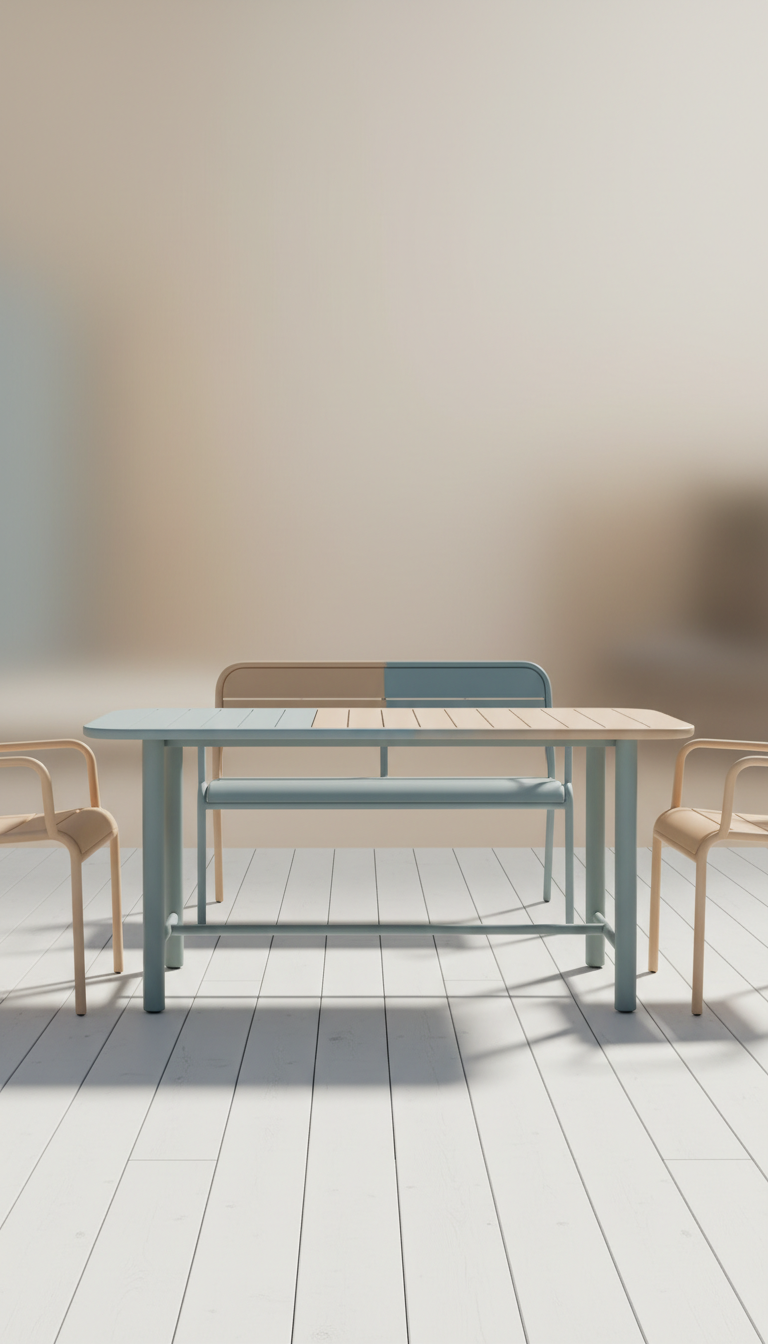 Aluminum Outdoor Dining Table