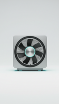 High-efficiency cooling fan with precision airflow