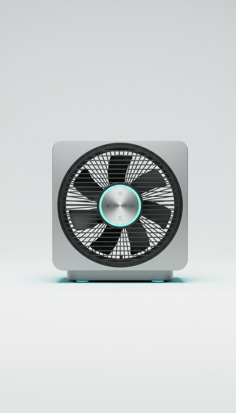High-efficiency cooling fan with precision airflow