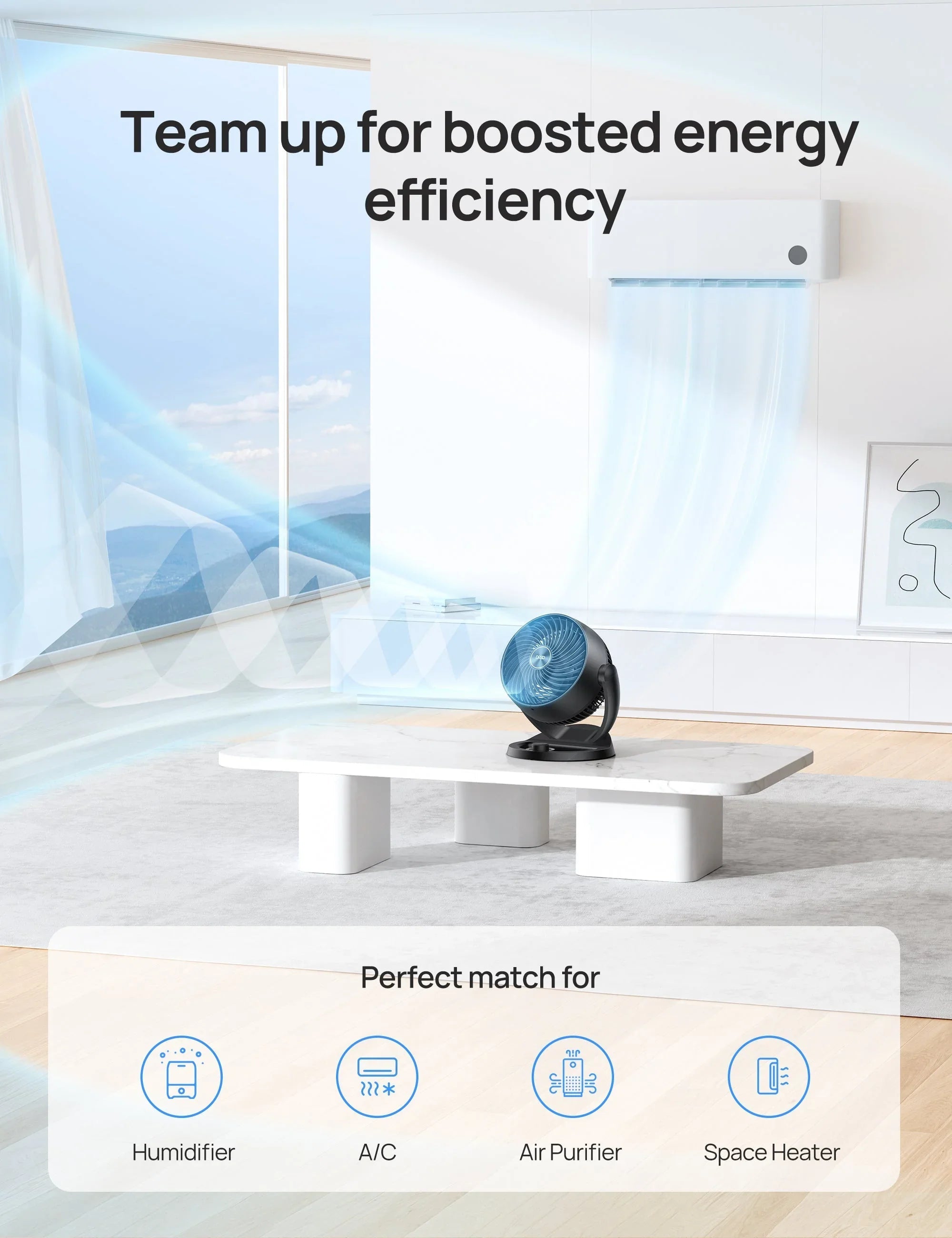 TurboPoly™ Table Fan 312