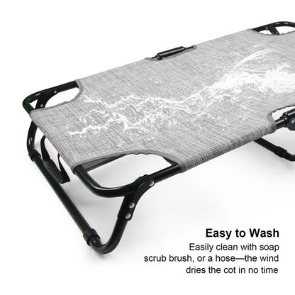 Elevated Dog Bed - Foldable Pet Beds with No Assembly for Indoor & Outdoor Use