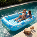 Blue 85" Tanning Pool with Float Hammock Best Friend Choice Bundle