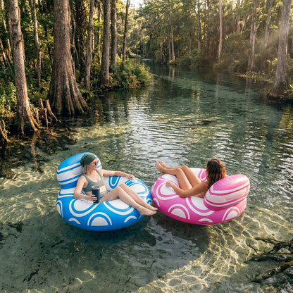 SLOOSH Inflatable Pool Floats Chair with Big Backrest, Pink, 42"