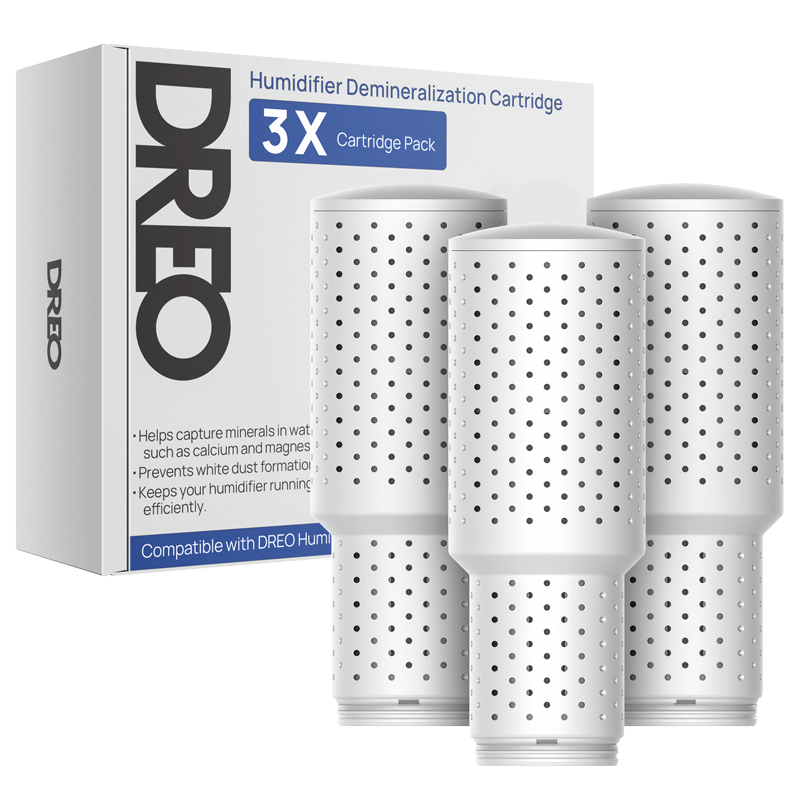 Demineralization Cartridge for Humidifiers - 3 - Pack, Compatible with Dreo Humidifiers 311/311S/524/524S/306/306S/409S/420S/321/312