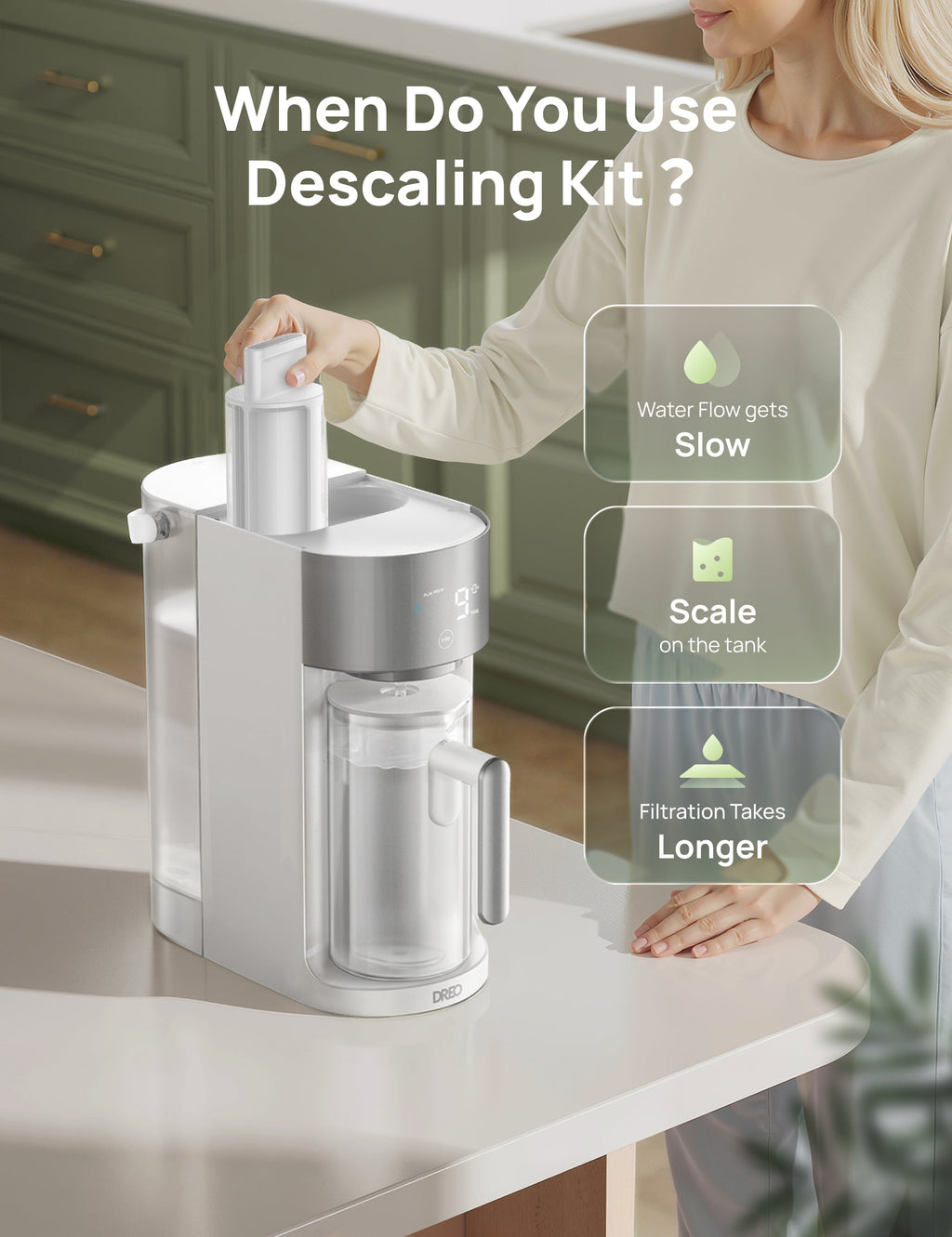 RO Water Filter 112 & 113 & 114 & 115 Descaling Kit