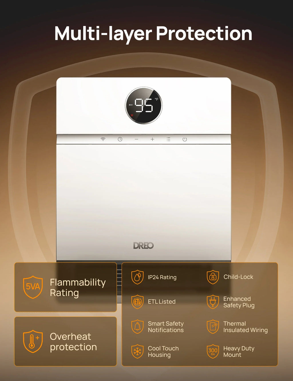 Smart Wall-mounted Heater 517S