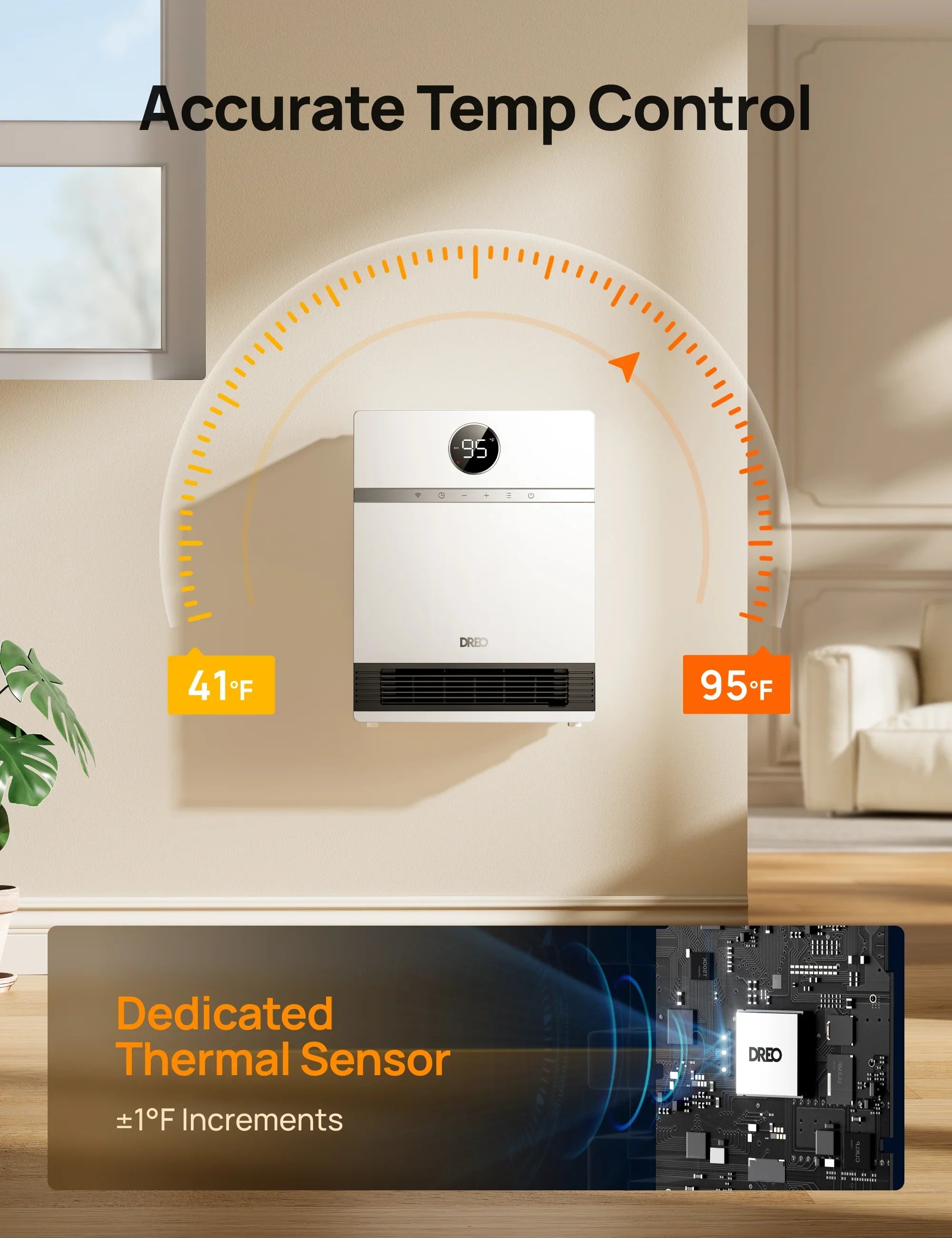 Smart Wall-mounted Heater 517S
