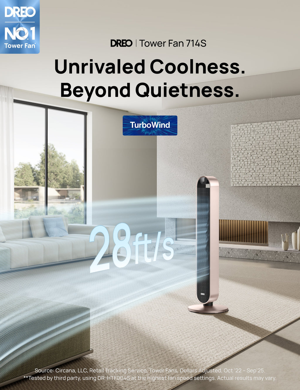 Smart Tower Fan Pilot Max S 714S