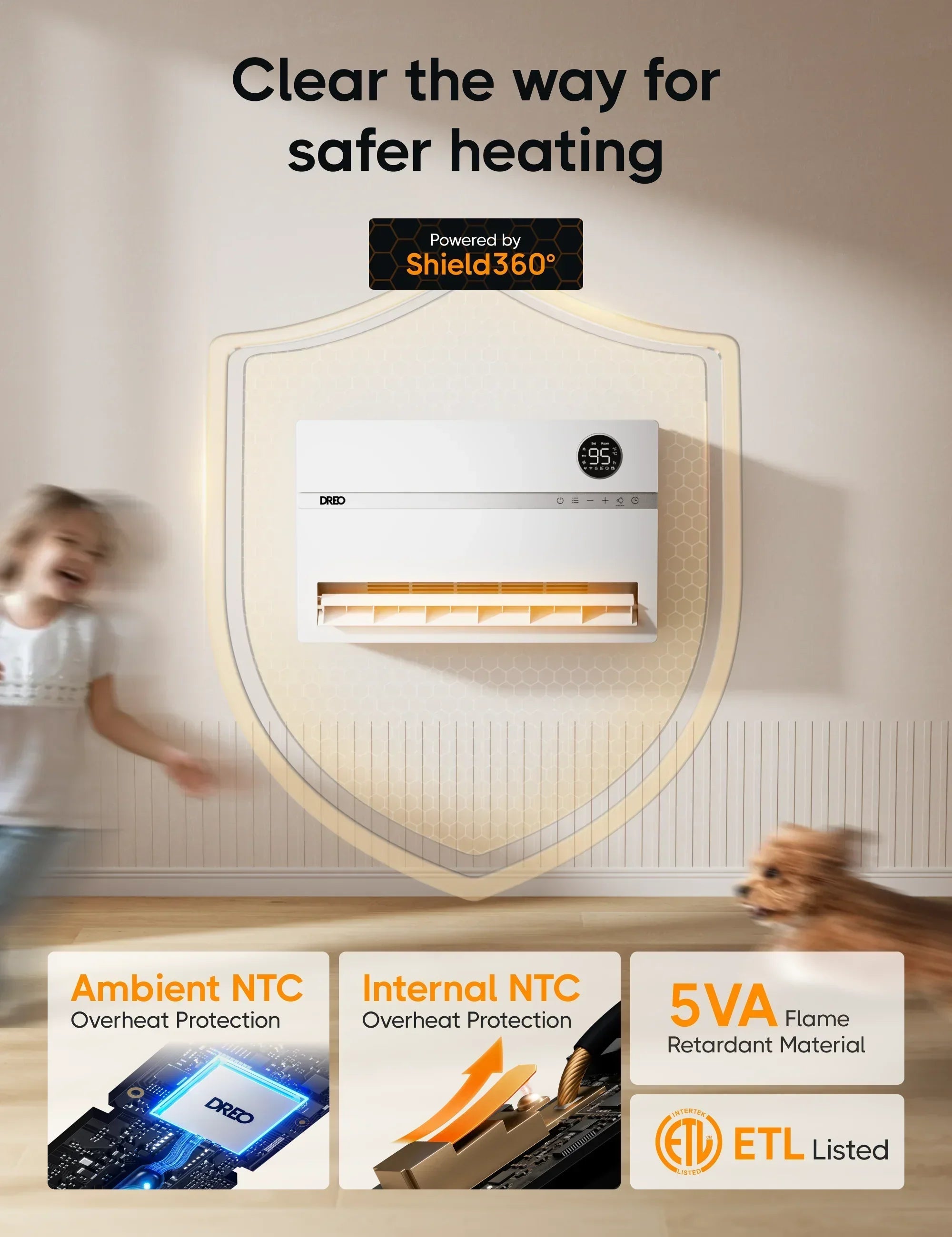 Smart Wall-Mounted Heater 719S
