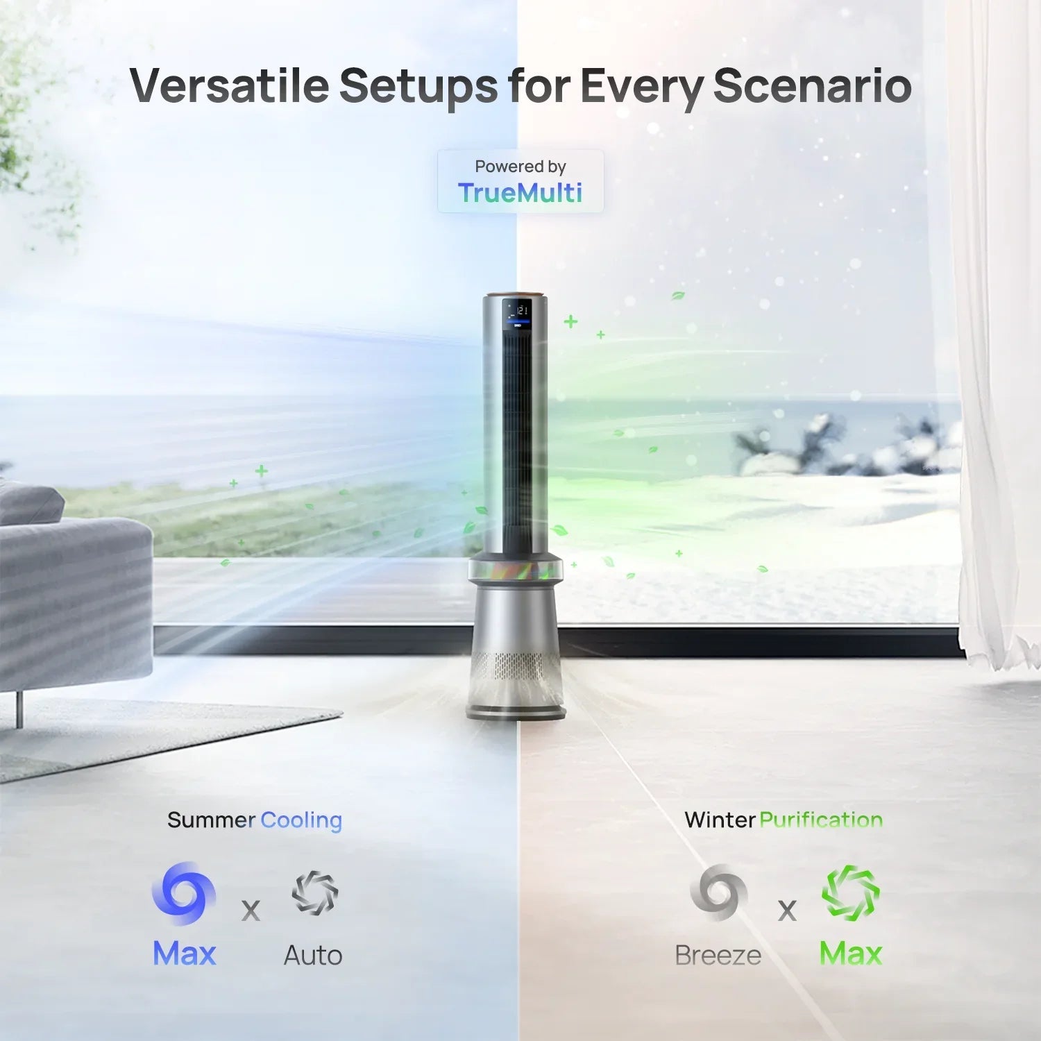 Air Purifier Tower Fan 710S
