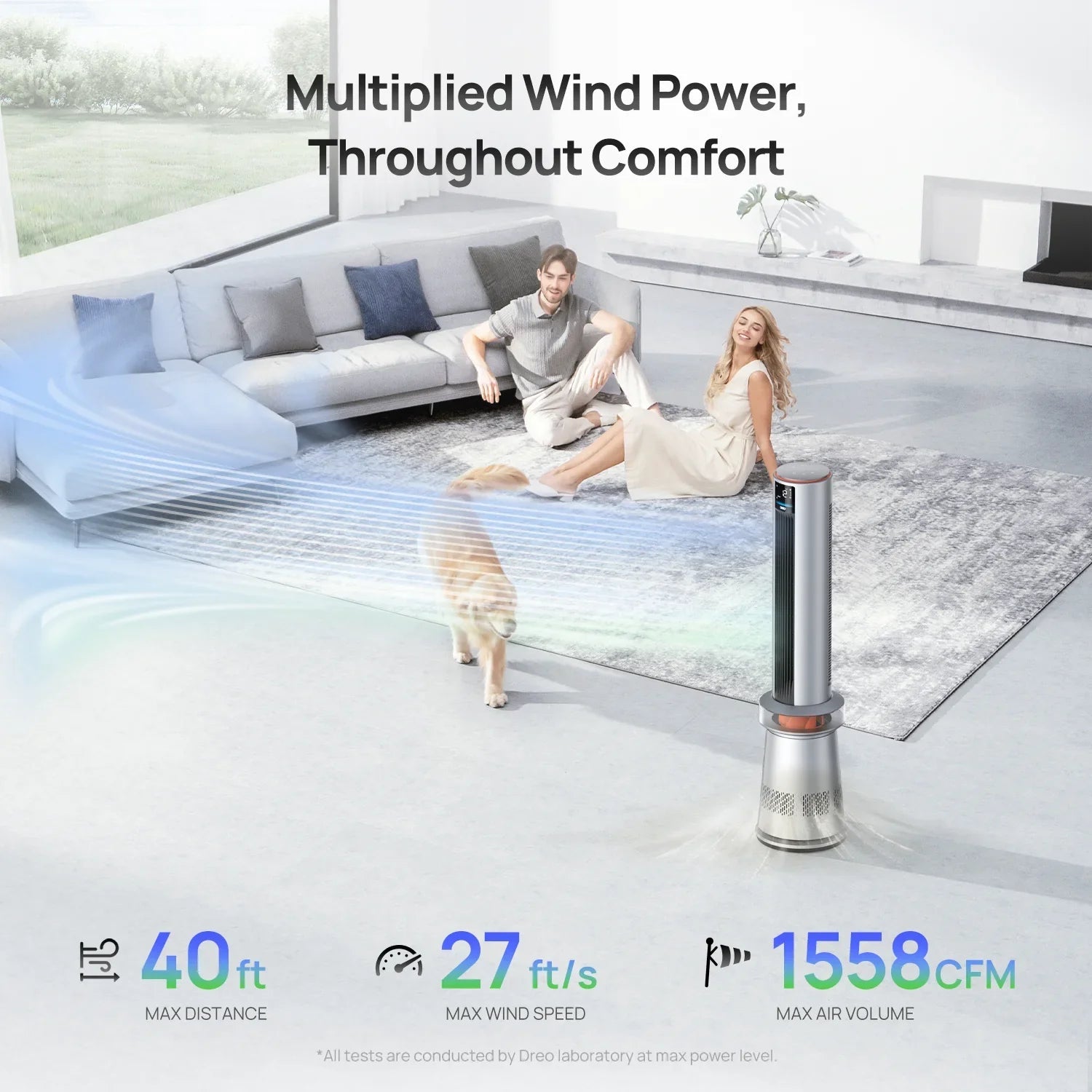 Air Purifier Tower Fan 710S